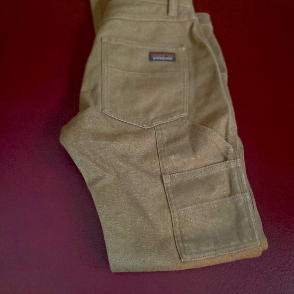 Patagonia w’s hemp denim double front pants - size 6